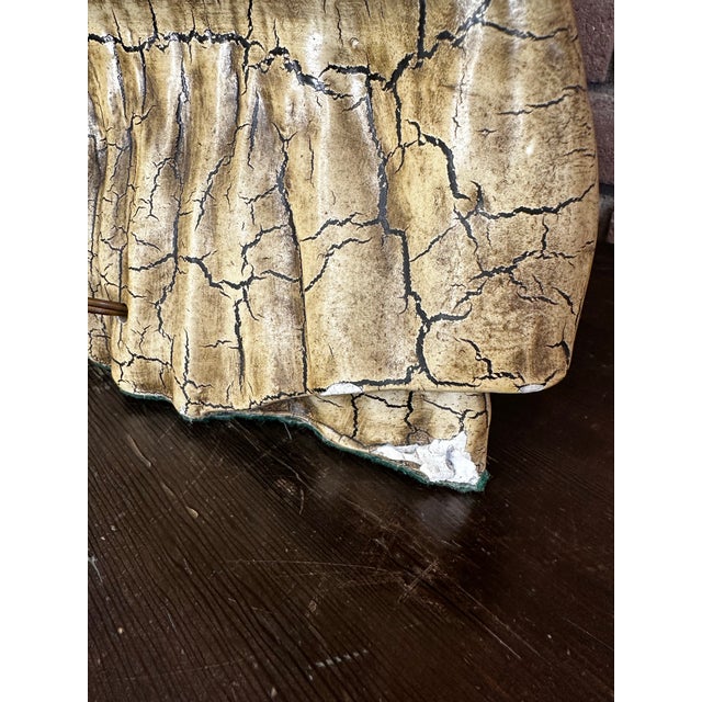 Ceramic Pair of Mid-Century Modern Chinoiserie Chalkware Lamps. For Sale - Image 7 of 12