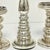 1990s Vintage Boho Chic Modern West Elm Attributed Mercury Glass Candleholders - Set of 3. For Sale - Image 6 of 12