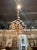 Modern Murano glass and brass sputnik chandelier. Cira 2000. The chandelier has been professionally rewired, comes with...