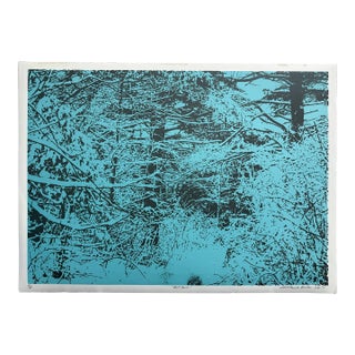 Albert Frank Quinlan Limited Edition Color Lithograph "Wet Snow" 1975 For Sale