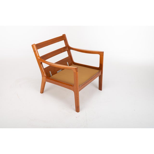 Wood Easy Chair by Ole Wanscher for Peter Jeppesen Møbelfarbik, Denmark, 1960s For Sale - Image 7 of 14