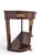 French Empire Demi-Lune Console Table with Gilt Bronze and Gilt Caryatids, 1810s For Sale - Image 6 of 17