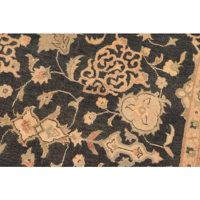 Textile Boho Chic Charcoal/Tan Wool Rug - 7'11'' X 10'1'' For Sale - Image 7 of 10
