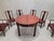 Vintage Asian Rosewood Carved Longevity Extending Dining Table and 8 Chairs - Set of 9 For Sale - Image 4 of 12