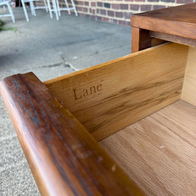 Mid 20th Century Lane Rhythm Walnut Nightstand For Sale - Image 5 of 12