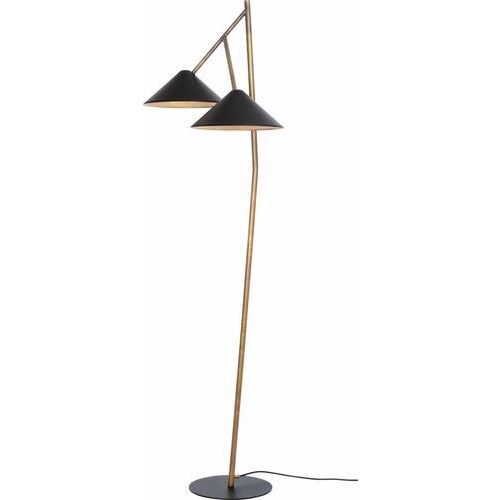Black Raw Brass Grenverk Floor Lamp by Johan Carpner for Konsthantverk For Sale - Image 4 of 6
