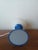 Blue Space Age Table Lamp in Blue and Opaline, 1970 For Sale - Image 8 of 11