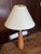 Mid-Century Modern 1960s Mid Century Modern Teak and Brass Table Lamp For Sale - Image 3 of 5