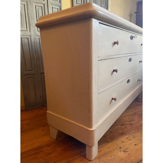 Dutch Chest of Drawers in Wood For Sale - Image 9 of 18