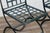 Vintage Set of 4 Hervé Baume French Wrought Iron Folding Patio Chairs, 1970s For Sale - Image 10 of 18