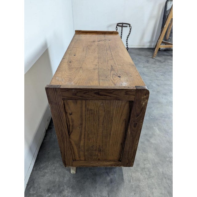 Pine Chest of Drawers with Compass Legs, 1950s For Sale - Image 6 of 8