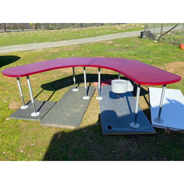 Vintage Herman Miller Office Boomerang Office Desk For Sale - Image 11 of 12