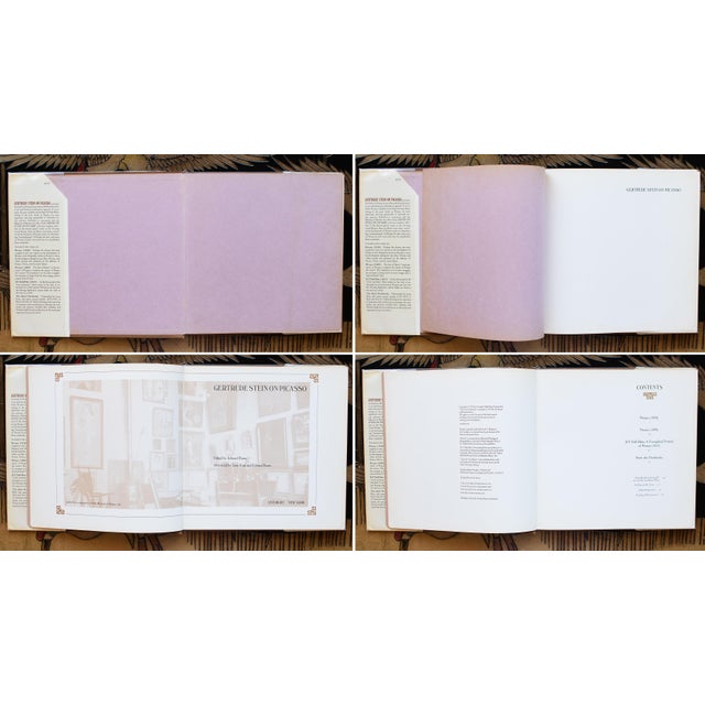1970 Gertrude Stein on Picasso, Coffee Table Art Book | Chairish