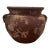 Antique Rustic Double-Handled Large Terracotta Planter/Vessel Earthy Red and Cream Patina For Sale