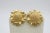 14k Gold Sunflower Earrings, A Pair For Sale - Image 12 of 13