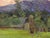 Paper 1980s Oil Painting Evening Landscape Fomin Anatoly Nikiforovich For Sale - Image 7 of 10