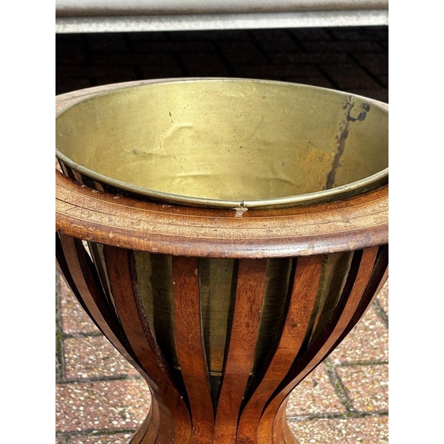 Victorian Walnut Peat Bucket For Sale - Image 5 of 9