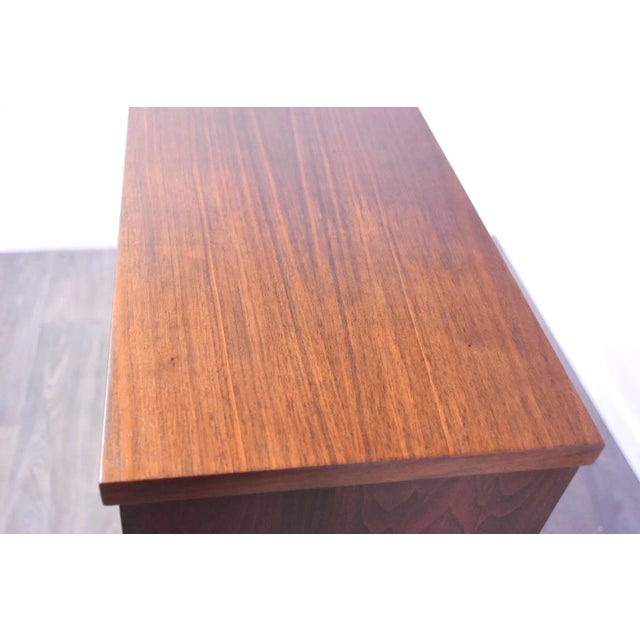 1960s Walnut MCM Bookcase For Sale - Image 5 of 8