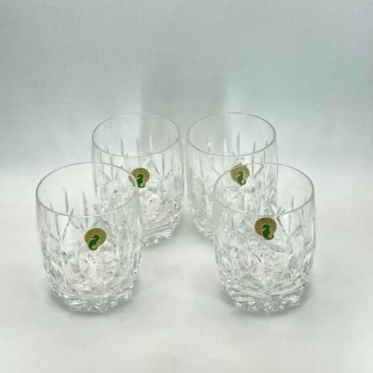 Hollywood Regency Waterford Crystal "Westhampton" Double Old-Fashioned Glasses Rocks - Set of 4 For Sale - Image 3 of 14
