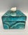 Vintage Faux Malachite Box With Crystal Finial For Sale In Tulsa - Image 6 of 9