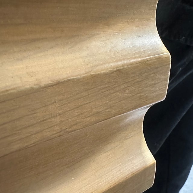 1980s Monumental Postmodern Wood Framed Wall Mirror For Sale - Image 13 of 13