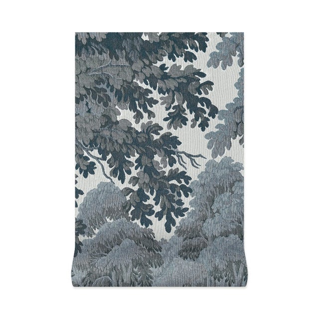 House of Hackney House of Hackney Plantasia Wallpaper - Indigo, Sample For Sale - Image 4 of 4