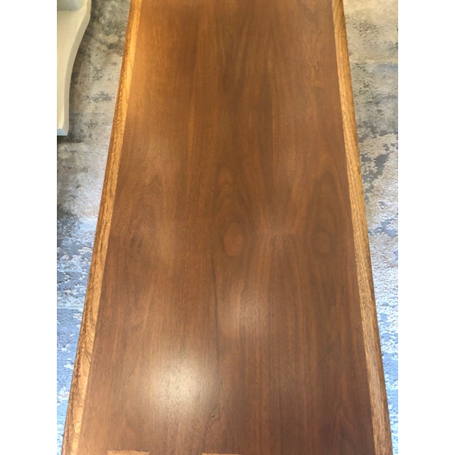 Wood Vintage Lane Acclaim Walnut & Oak Coffee Table by Andre Bus For Sale - Image 7 of 9