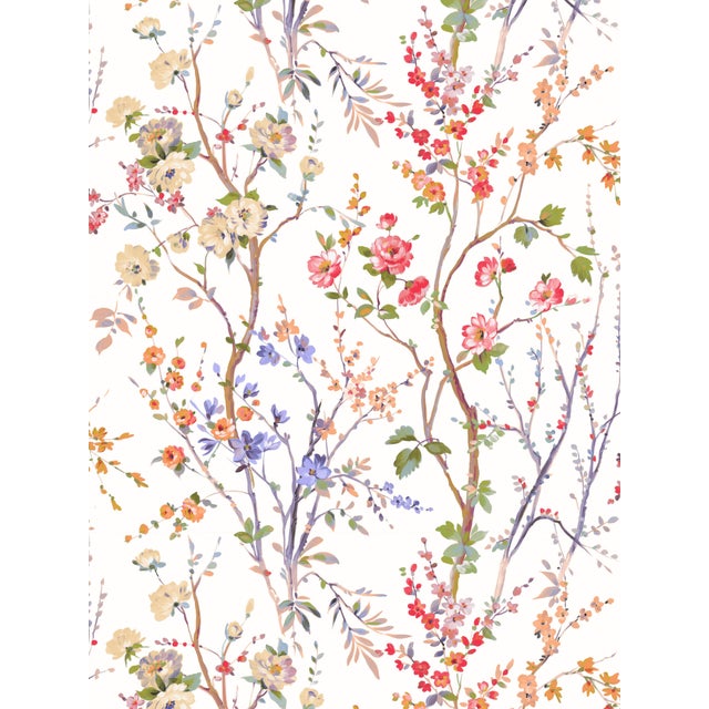 Hand-painted impressionist florals create an indoor garden oasis with our Potpourri wallcovering, offered in six...