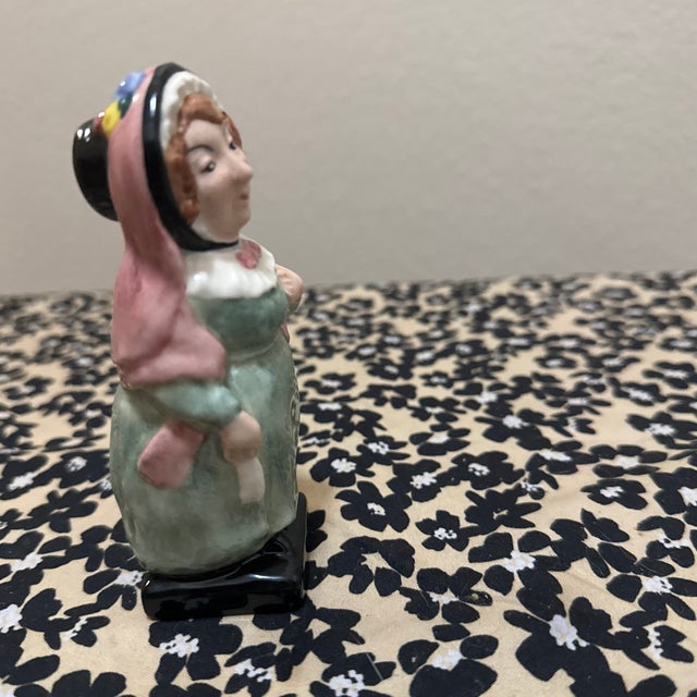Royal Doulton Royal Doulton Mrs Bardell Figurine: Dickens Character Series Collectible For Sale - Image 4 of 6