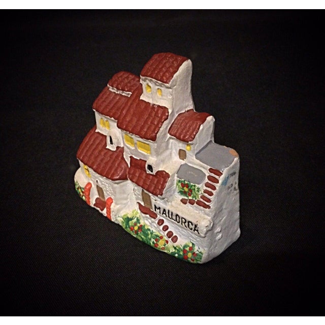 Mid 20th Century Hand-Painted Miniature House From Mallorca - Plaster Figurine For Sale In New York - Image 6 of 6