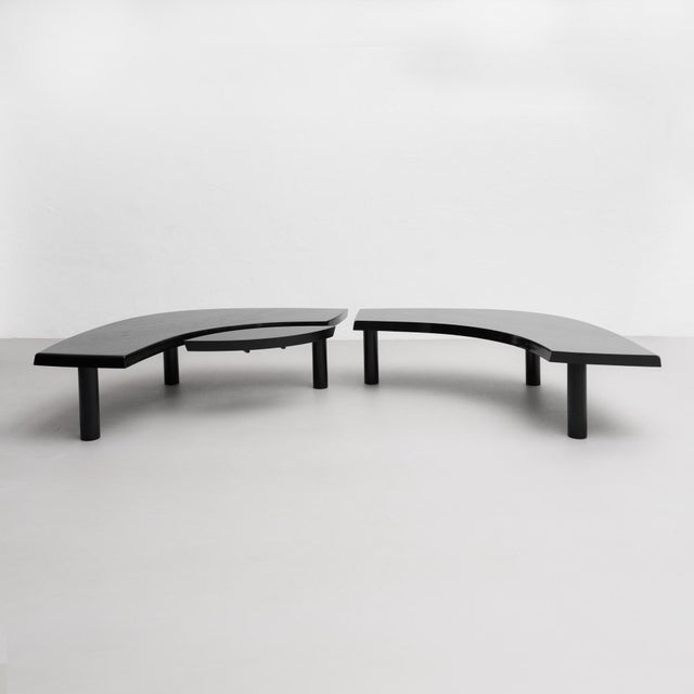 Special Black Edition T22 Table by Pierre Chapo For Sale - Image 11 of 18
