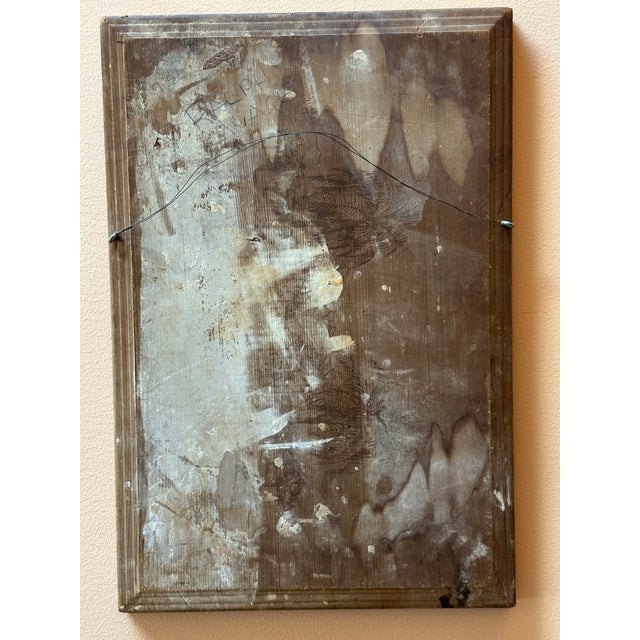 Mid 20th Century Mid-Century Modern California Modernist Figural Painting by Leon d'Usseau (Dusso) For Sale - Image 11 of 12