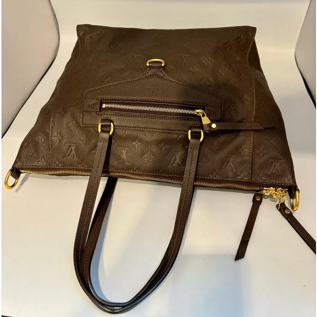 Louis Vuitton Lumineuse Handbag Monogram Empreinte Leather Handbag, Excellent For Sale In New York - Image 6 of 18