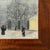 Figurative Antique Swedish Folk Art Winter Park Landscape With Figures, Signed (Oil on Canvas) For Sale - Image 3 of 6