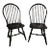 20th Century Windsor Children's Chairs in Original Black Paint For Sale