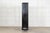 Circa 1920 pair 19thc french ebonised fruitwood glazed vitrines cupboard a w152 x d43 x h179.5 cm internal shelf depth...