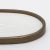 Oval Tray in White Shagreen With Bronze Patina Brass by Kifu Paris For Sale - Image 9 of 10