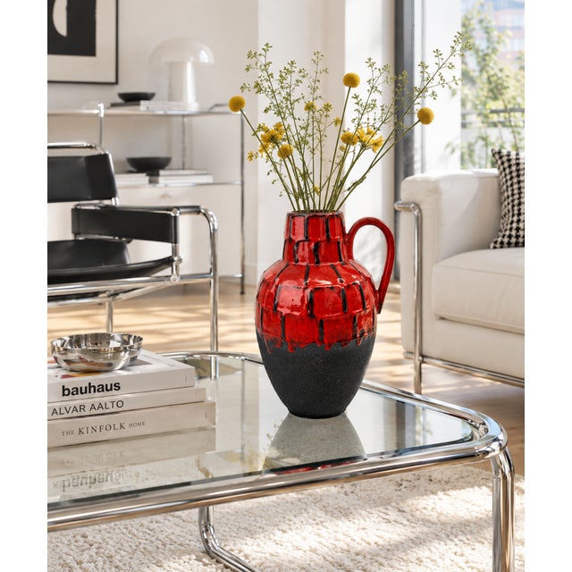 Black Lava Ceramic Vase by Heinz Siery for Carstens Tönnieshof, 1960s For Sale - Image 8 of 9