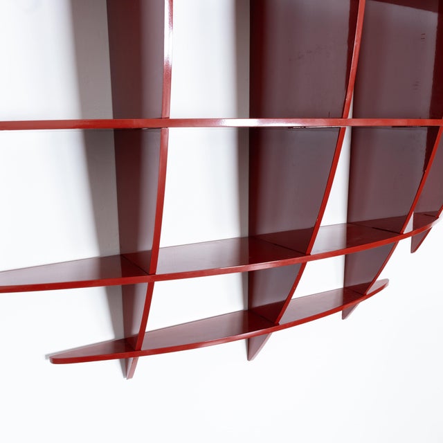 Wood Tyco Wall Bookcase from Manfredo Massironi Nikol International, 1970s For Sale - Image 7 of 17