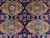 1990s Green & Navy Blue Geometric Tribal Wool Area Rug, 5' X 6'7" For Sale - Image 5 of 16