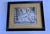 Antique Harmelin etching of the Chicago Gold Coast. Etched view from the Drake Hotel.