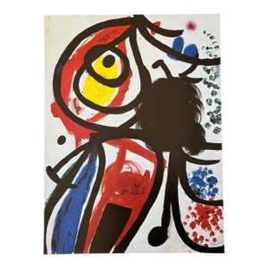 Joan Miro Derriere Le Miroir Dm24231 Personnage Oiseaux 1978