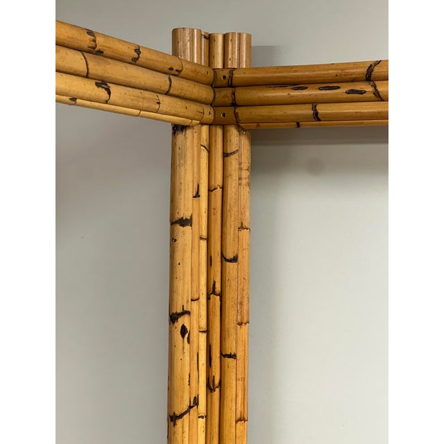 Coastal Bamboo Canopy Bed - Full Size For Sale - Image 10 of 10