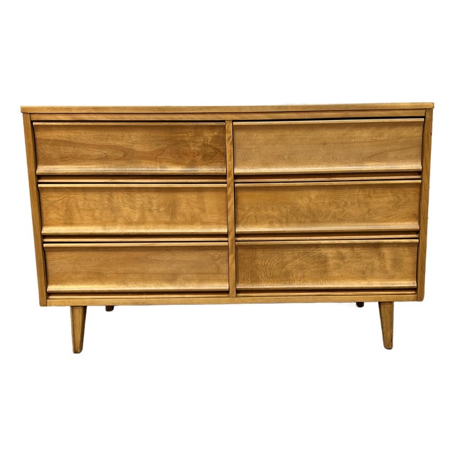 Mid-Century Modern Birch Dresser by Morris of California, Attributed For Sale