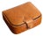 Small Antique Camalier & Buckley Leather Case with Buttoned Strap For Sale