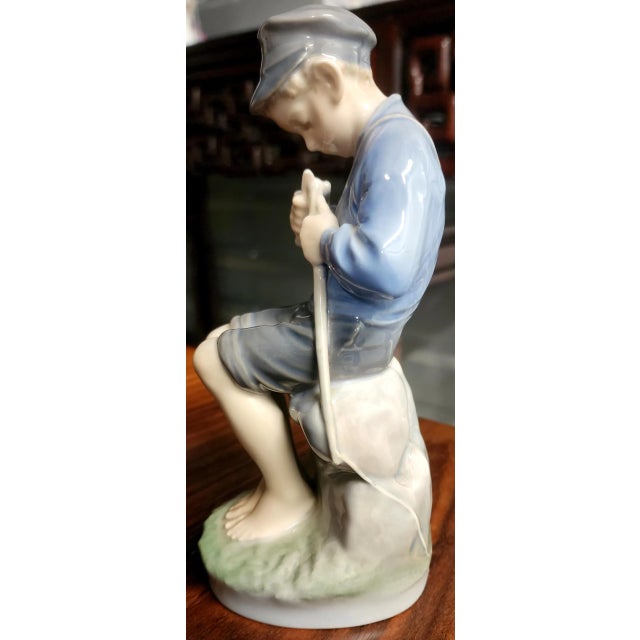 Contemporary Royal Copenhagen Danish Hand-Painted Fine Porcelain Figurine For Sale - Image 3 of 13