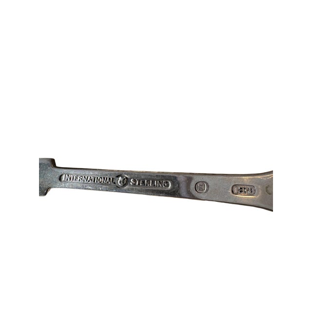Antique International Silver “1810” Sterling Silver Salad Fork. For Sale In Detroit - Image 6 of 6