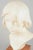 Påskliljan. Bust sculpture, mid-20th century. White-patinated plaster bust of a young girl on solid wooden base with...
