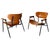 Wood Set of Eco-Leather Armchairs by Gastone Rinaldi for Rima, 1960s For Sale - Image 7 of 18