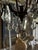 Metal Antique Louis XV Style Crystal Chandelier For Sale - Image 7 of 13